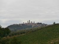 Blick auf San Gimignano