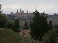Blick auf San Gimignano