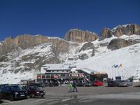 Dolomiten-Rundfahrt (Aufenthalt auf dem Pordoi-Joch)