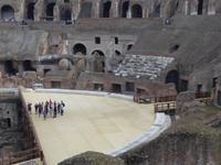 Kolosseum Innen - Blick aus die Plätze der Senatoren