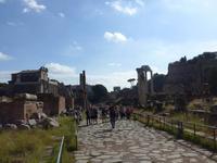 Via Sacra - eine der beiden Triumphstraßen im Forum Romanum