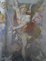 Erzengel Michael mit dem Schwert - Empfangsraum Papstgemächer Engelsburg