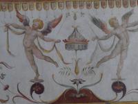 Kroteskenmalerei in den Papstgemächern Engelsburg