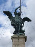 Engel auf der Spitze der Engelsburg