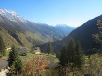 Misox-Tal, unser Blick ins Tal nach dem San Bernardino Tunnel