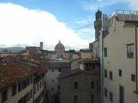 Florenz (Blick von den Uffizien auf die Dächer der Stadt)