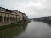 Florenz (Ausblick von der Ponte Vecchio)