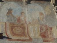 Freskenmalerei auf dem Palazzo