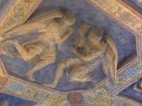 Engel aus Keramik - Deckengestaltung