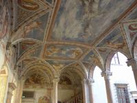 Loggia del Romanino - hier zentrales Deckengemälde
