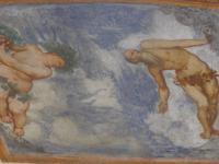 Detail Deckengemälde Loggia del Romanino