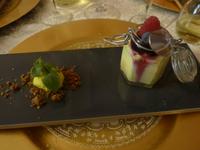 Auswahl der Speisen Silvestermenü