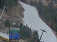 Weltcup-Strecke im Grödner Tal