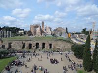 Blick vom Kolosseum (Richtung Forum Romanum)
