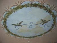 Napoleon-Villa auf Elba, Detail Deckenmalerei