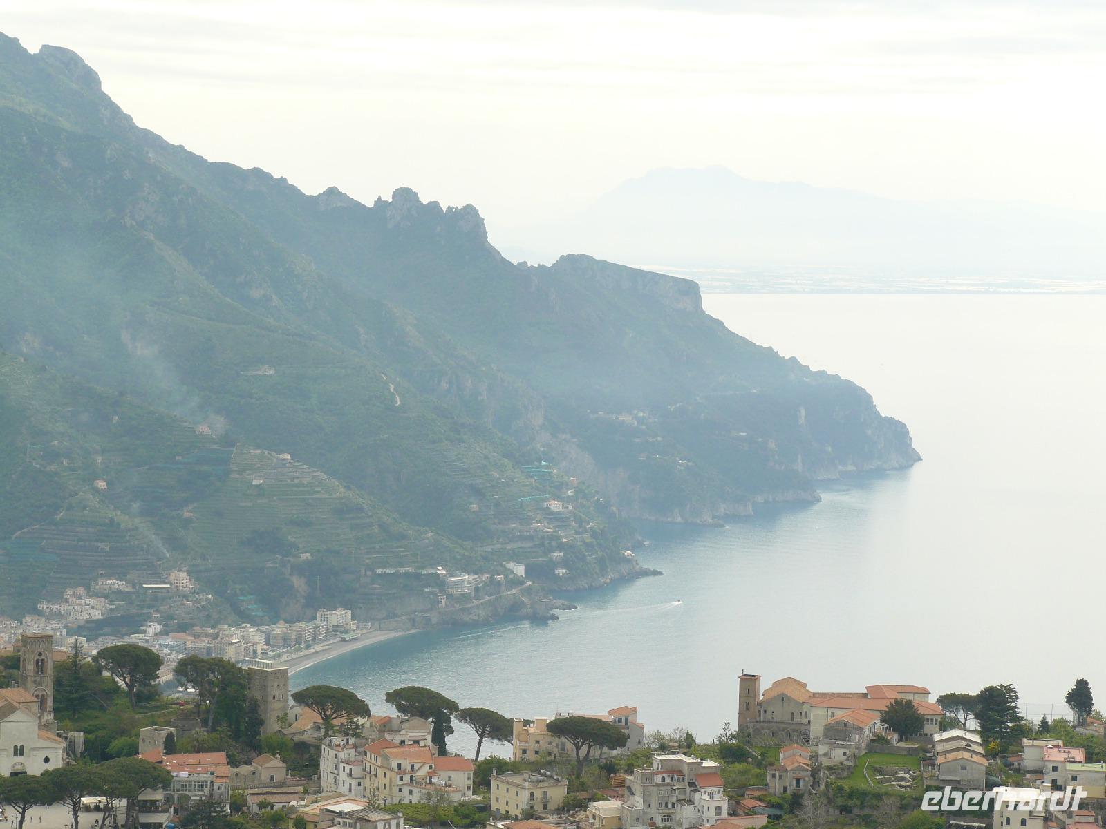 Blick von Minuto auf Ravello