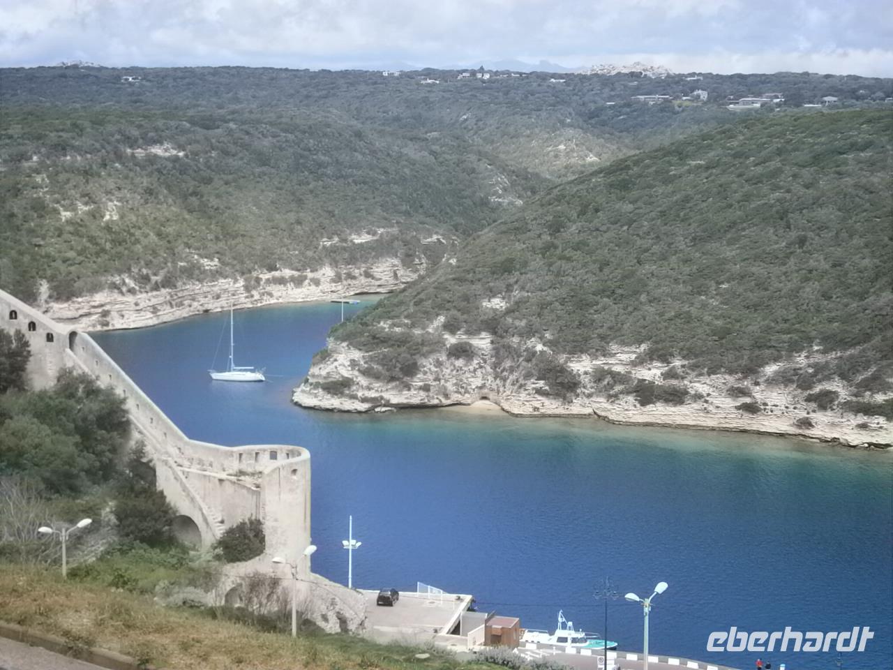 Hafeneinfahrt nach Bonifacio