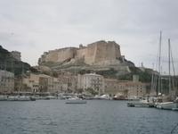 Blick nach Bonifacio