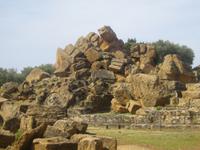 Weg zum einstigen Zeustempel 