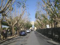 Straße zum Königstor in Noto 