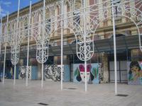 Fischhalle an der Piazza Ferrarese 