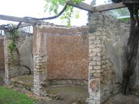 Mauerreste in Pompeji