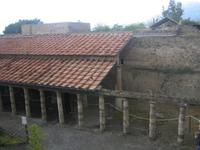 Blick auf die Villa di Misteri 