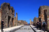 In den Gassen von Pompeji