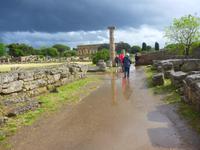 Italien, Paestum, Ausgrabungen