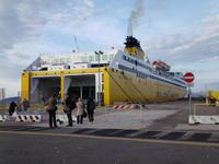 Ankunft Golfo Aranci, Sardinien