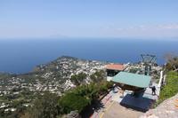 Die Bergstation der Seilbahn am Monte Solaro