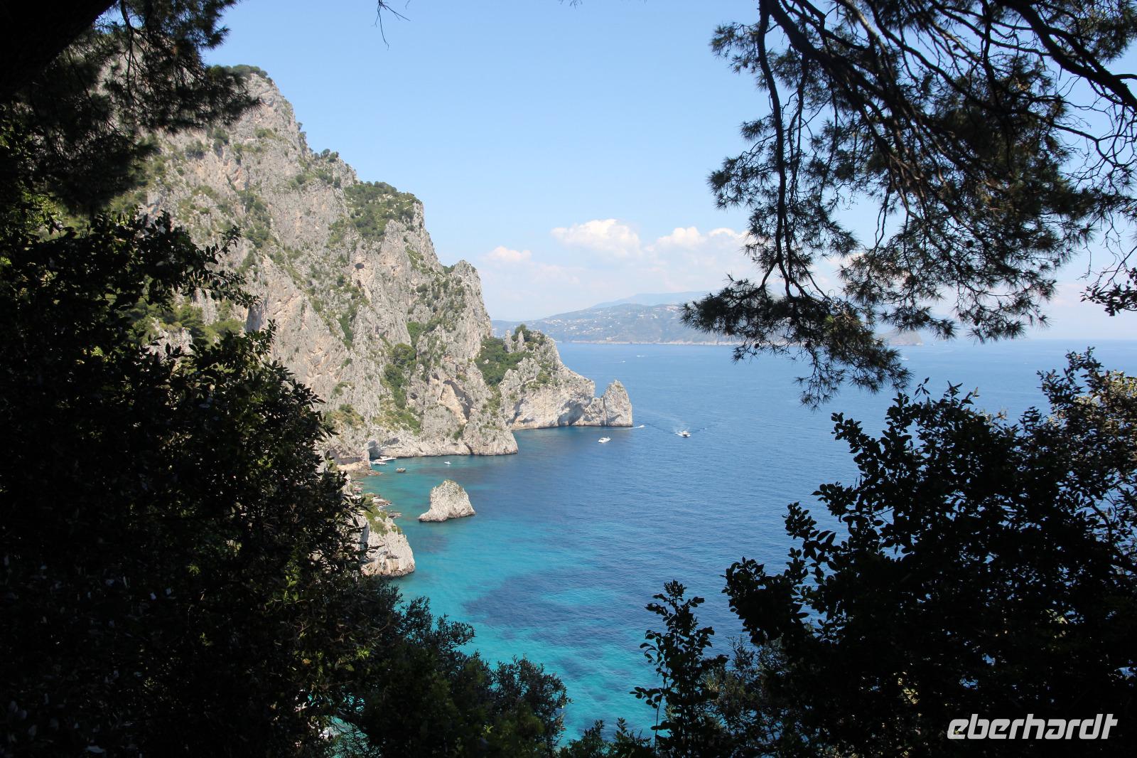 Blick auf die östliche Steilküste Capris