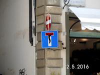  12 Florentiner Verkehrsschild 
