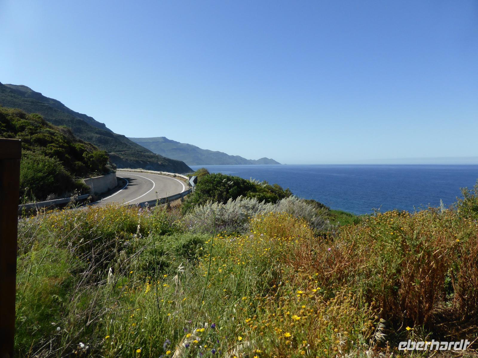 Küstenstrasse zwischen Bosa und Alghero
