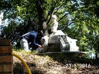 Restaurationsarbeiten in den Vatikanischen Gärten