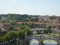 Blick auf Tiber