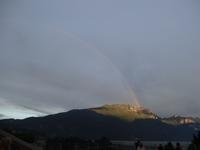 Regenbogen am letzten Abend