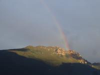 Regenbogen am letzten Abend