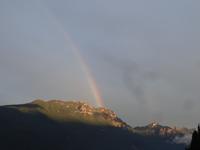 Regenbogen am letzten Abend