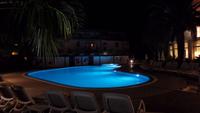 Abend am Pool