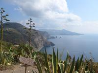 Italien, Vulkane, Lipari, Blick nach Vulcano