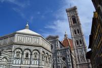 Florenz - Dom, Glockenturm und Baptisterium