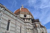 Florenz - Blick auf die Kuppel von Brunnelleschi