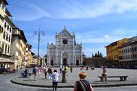 Florenz - Fassade der Basilika Santa Croce