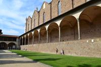 Florenz - Kreuzgang der Basilika Santa Croce