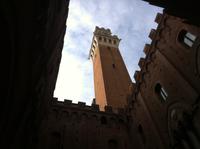 Siena - Innenhof des Palazzo Pubblico