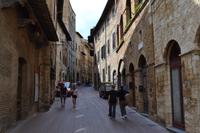 San Gimignano - Straße in der Altstadt