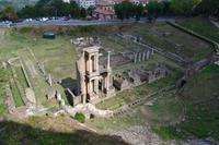 Volterra - Ruinen des Amphitheaters und der alten römischen Thermen