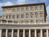 Gebäude in dem die Privatgemächer des Papstes sind - derzeit  sind sie nicht vom Papst Franziskus bewohnt