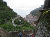 Wanderung von Minori nach Maiori auf dem Zitronenweg